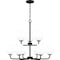 Quoizel Nielson Chandelier 9 Lights Matte Black NIE5028MBK - alternate 1